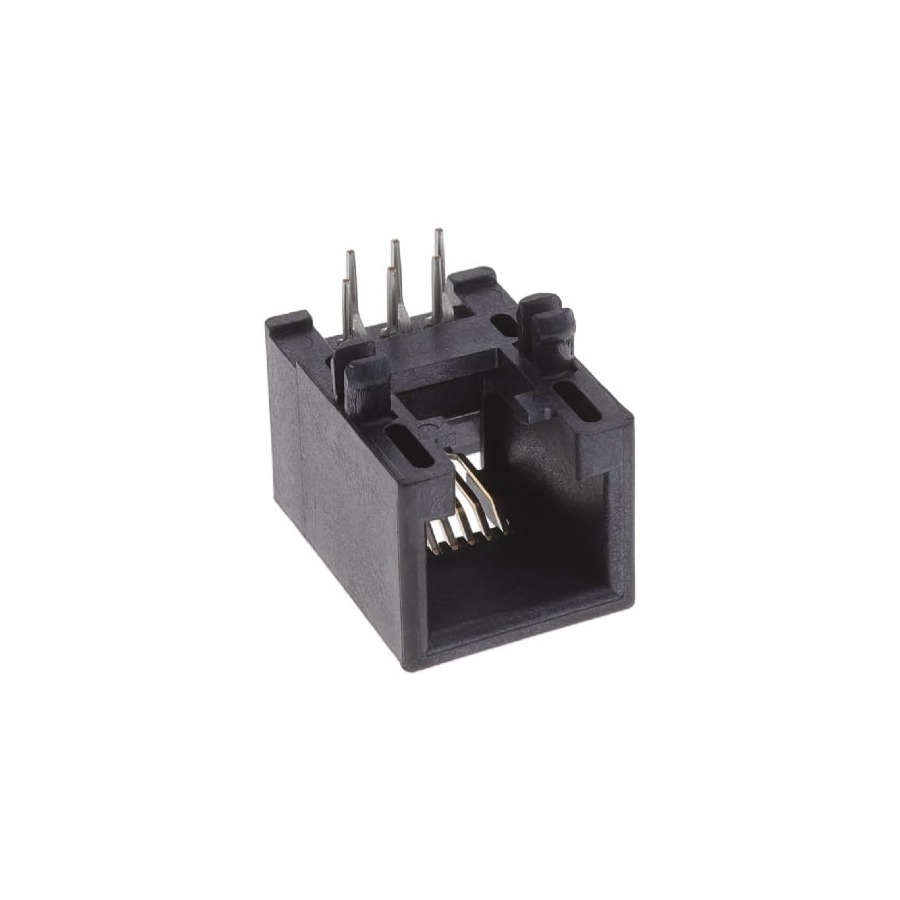 0955012611 网口 CONN MOD JACK 6P6C R/A UNSHLD