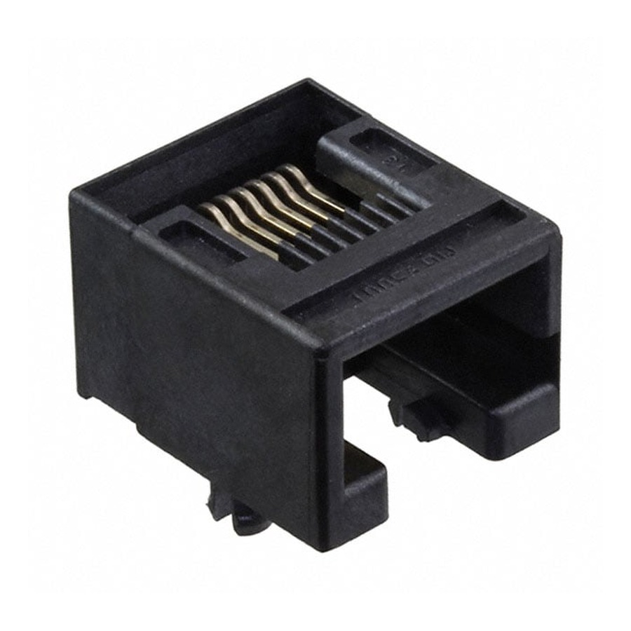 0955016890 网口 CONN MOD JACK 8P8C R/A UNSHLD