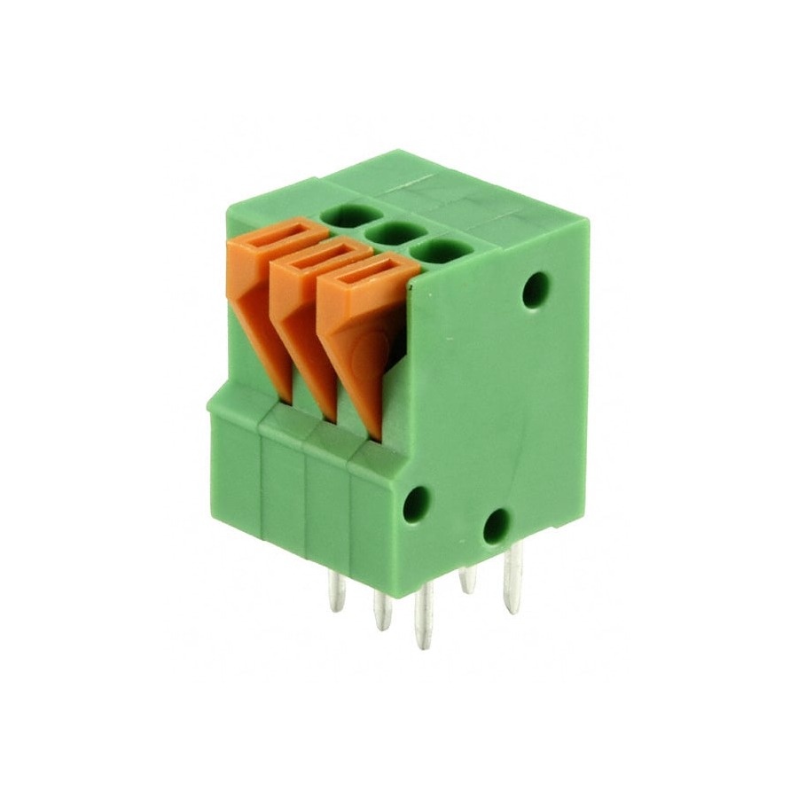 1-2834015-3 接线端子 300V 6A Green Through Hole