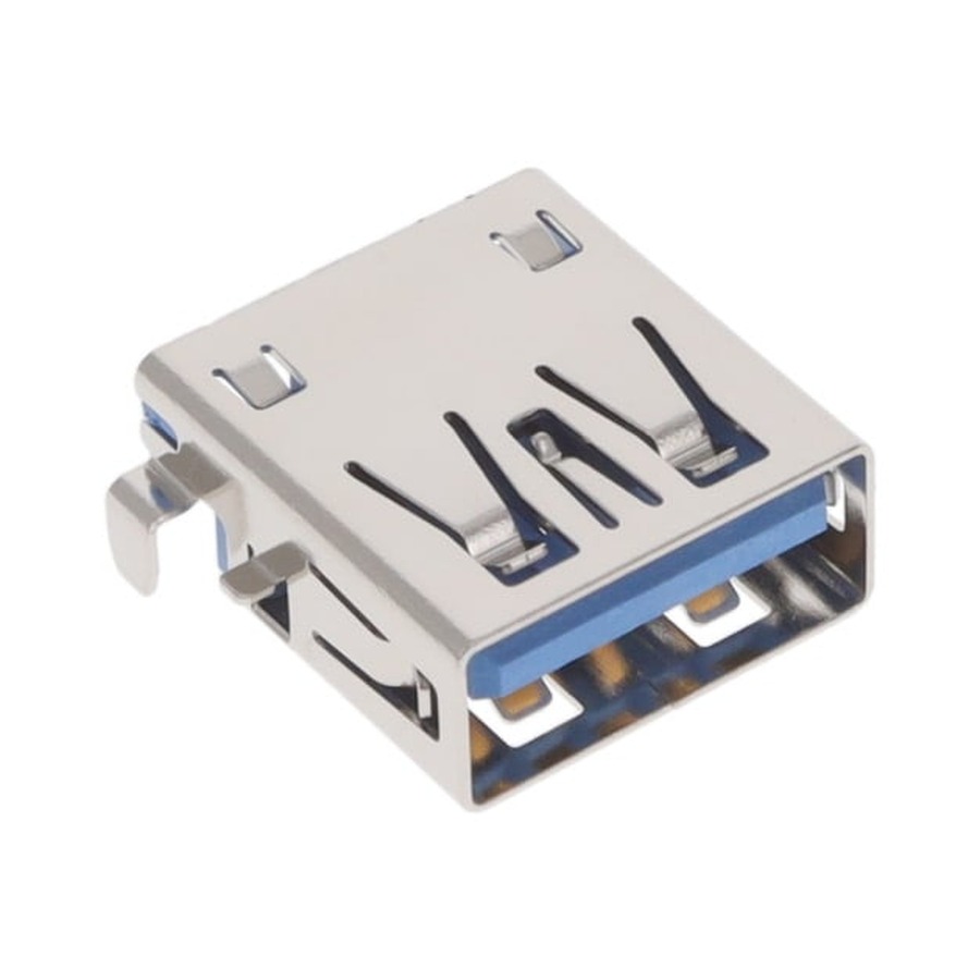 1003-002-01100-TR USB Type-C USB 3.0, 9P, A/F, SMT, R/A, HOR