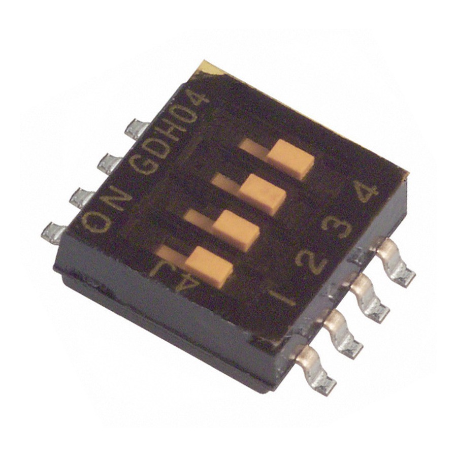 1571983-4 Tactile Switch 24V 25mA 1.27mm Black