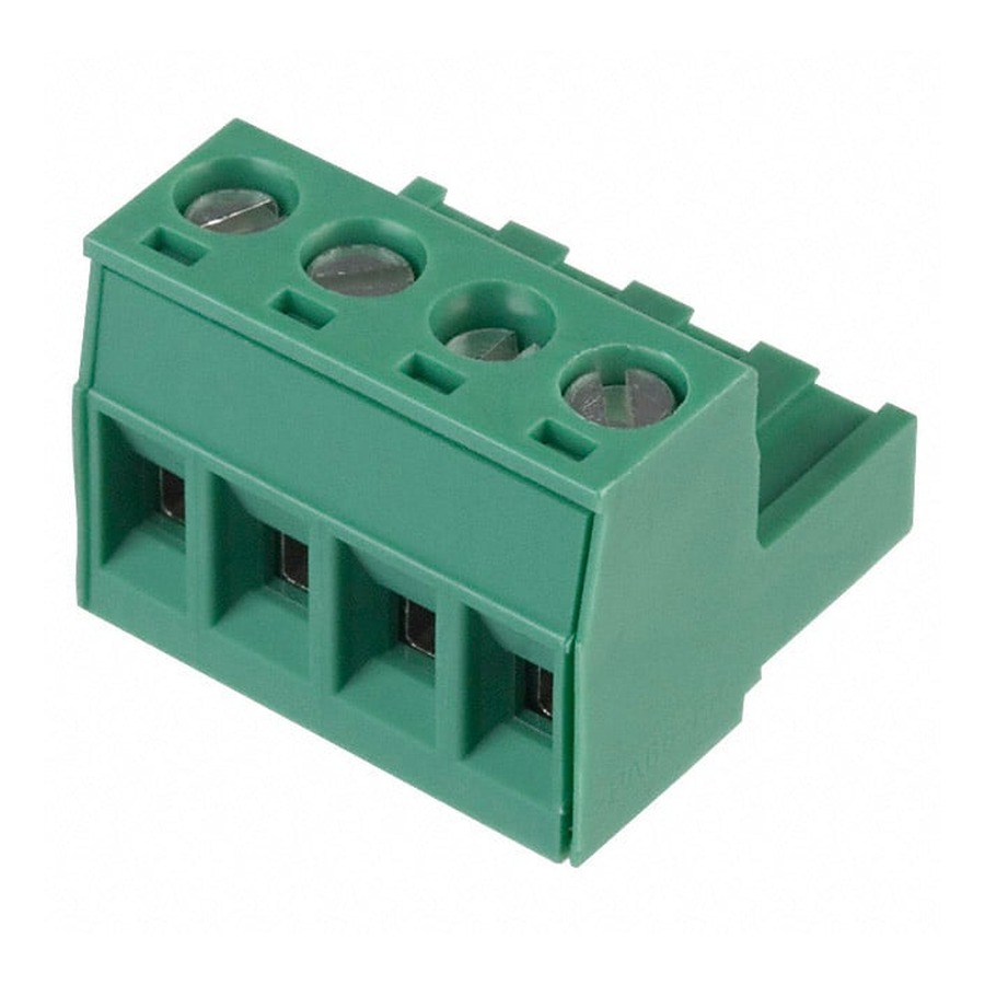 1757035 接线端子 15A 5.08mm Green P=5.08mm