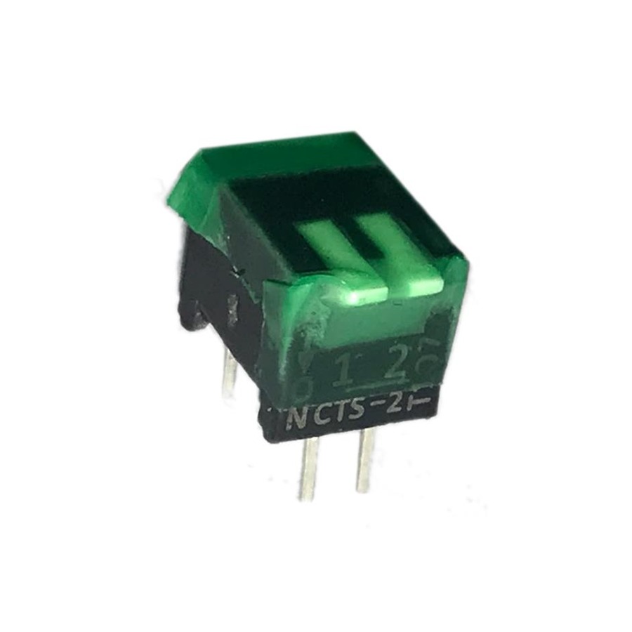 195-2MST 轻触开关 SWITCH DIP PIANO SPST 50MA 24V