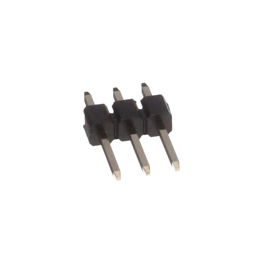 2011-1X03G00SB Pin Header / Socket 600V 3A 2.54mm Through Hole,P=2.54mm