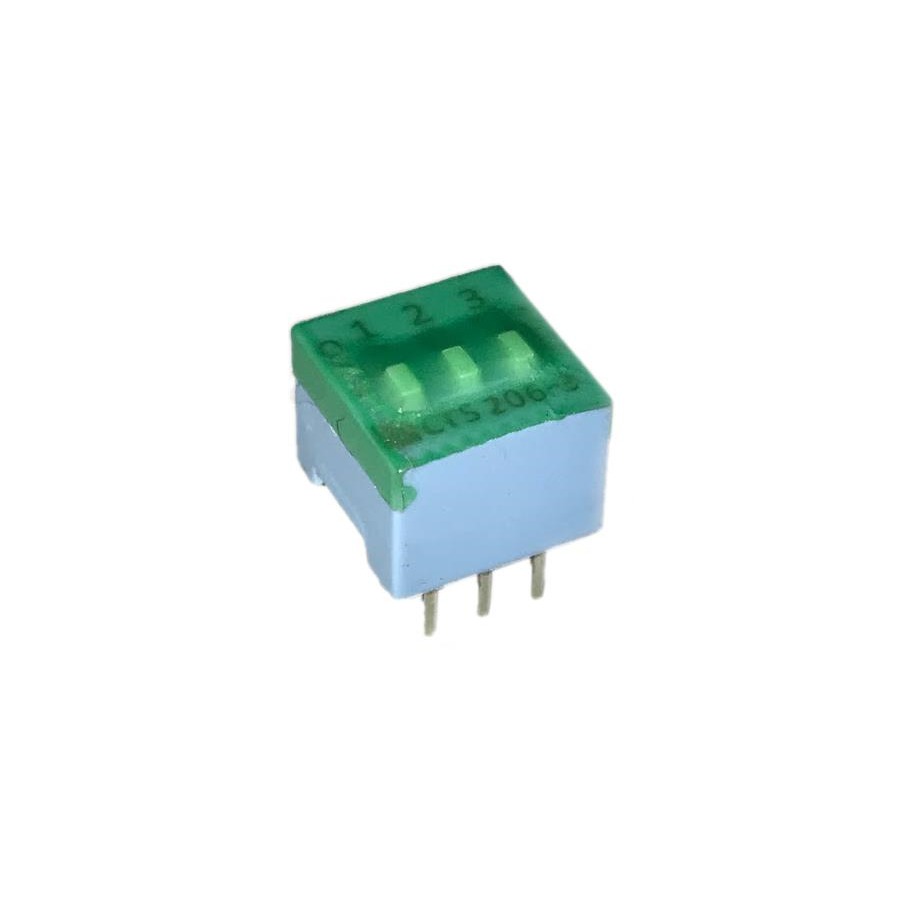 206-3ST 轻触开关 SWITCH SLIDE DIP SPST 0.05A 24V
