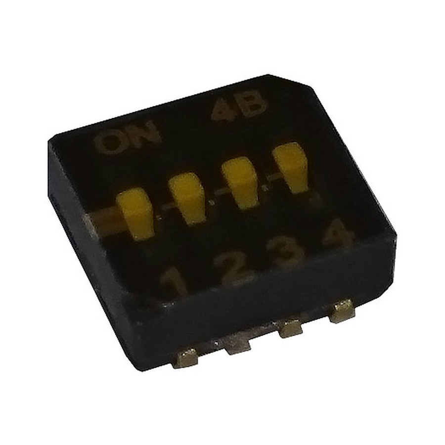 218-4LPSTJ 轻触开关 24V 25mA 1.27mm SMD,P=1.27mm