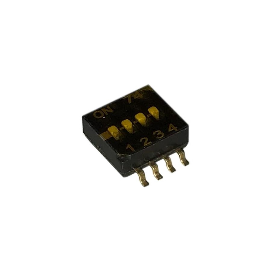 218-4LPSTR Tactile Switch 24V 25mA 1.27mm Black