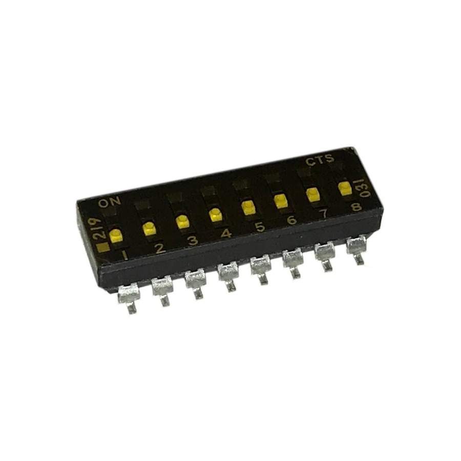 219-8LPSTRF 轻触开关 SWITCH DIP SLIDE SPST 100MA 20V