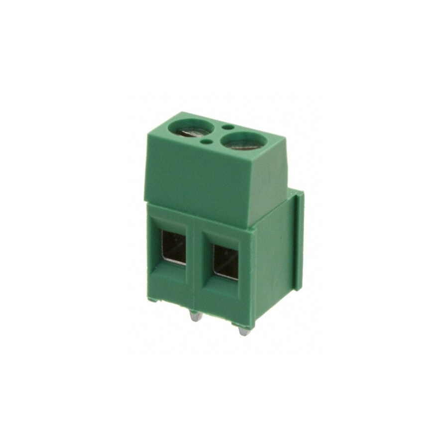 282841-2 接线端子 300V 17.5A Green Through Hole,P=5.08mm