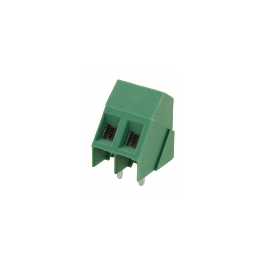 282847-2 接线端子 TERM BLOCK 2POS 35DEG 5.08MM PCB