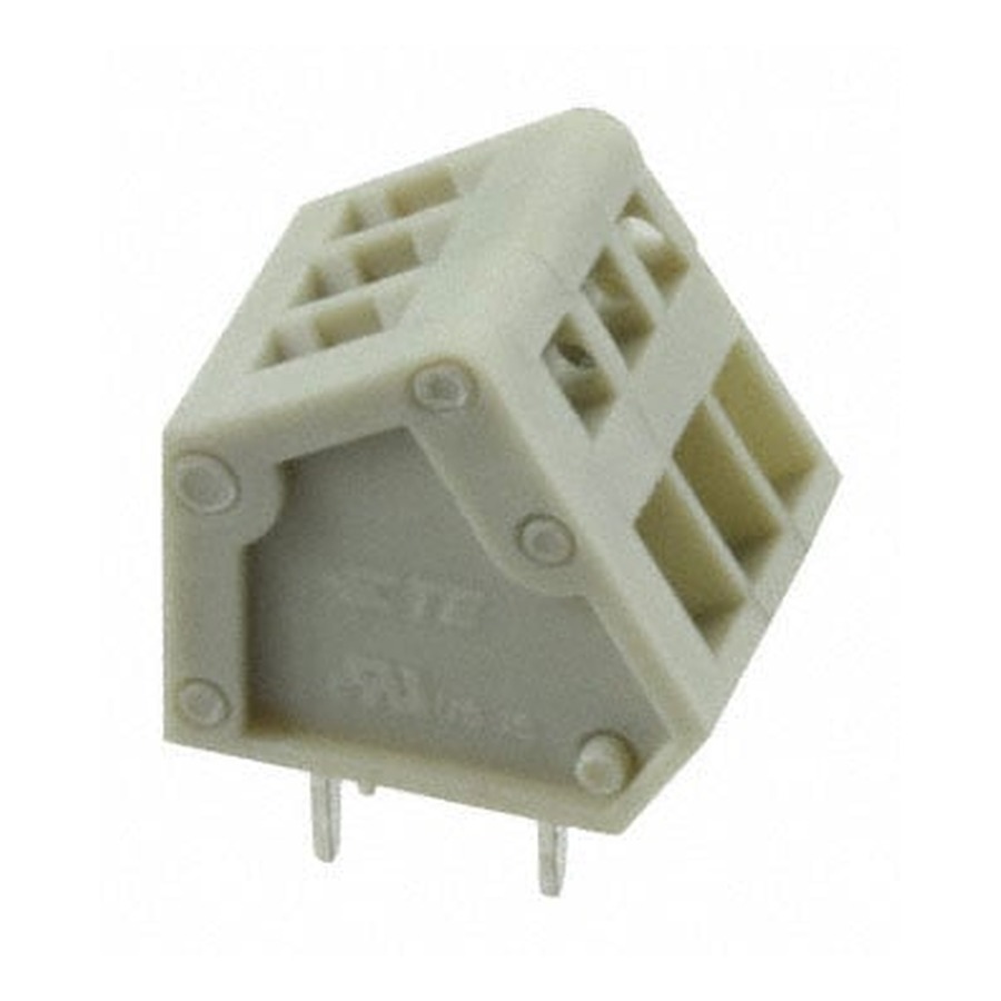 2834085-2 Terminal Block 150V 4A 2.54mm Through Hole,P=2.54mm