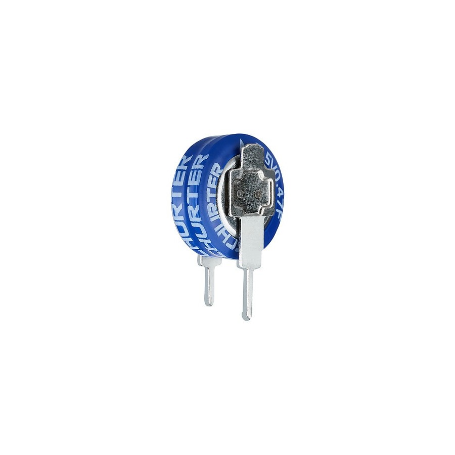 3-158-706 铝电解电容 1 F 0%, +30% 5.5 V Axial, Can - Vertical