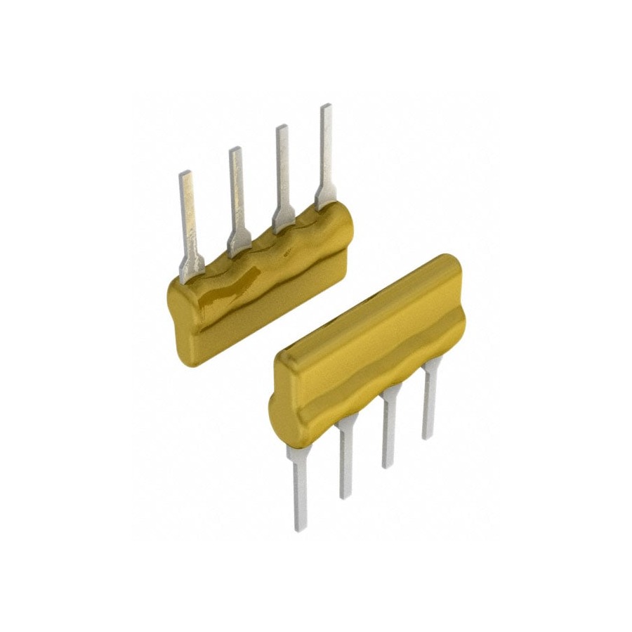 4604X-101-103LF 排阻网络 10kΩ ±2% ±100ppm/℃ SIP-4-2.54mm