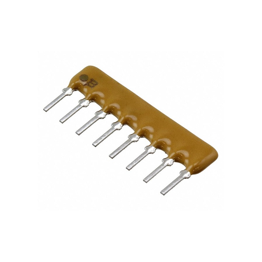 4608X-101-102LF 排阻网络 1kΩ ±2% ±100ppm/℃ SIP-8-2.54mm