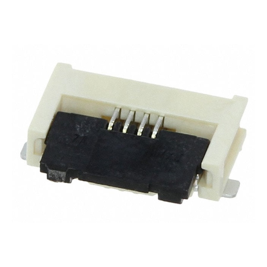 5051100492 线对板 CONN FFC BOTTOM 4POS 0.5MM R/A
