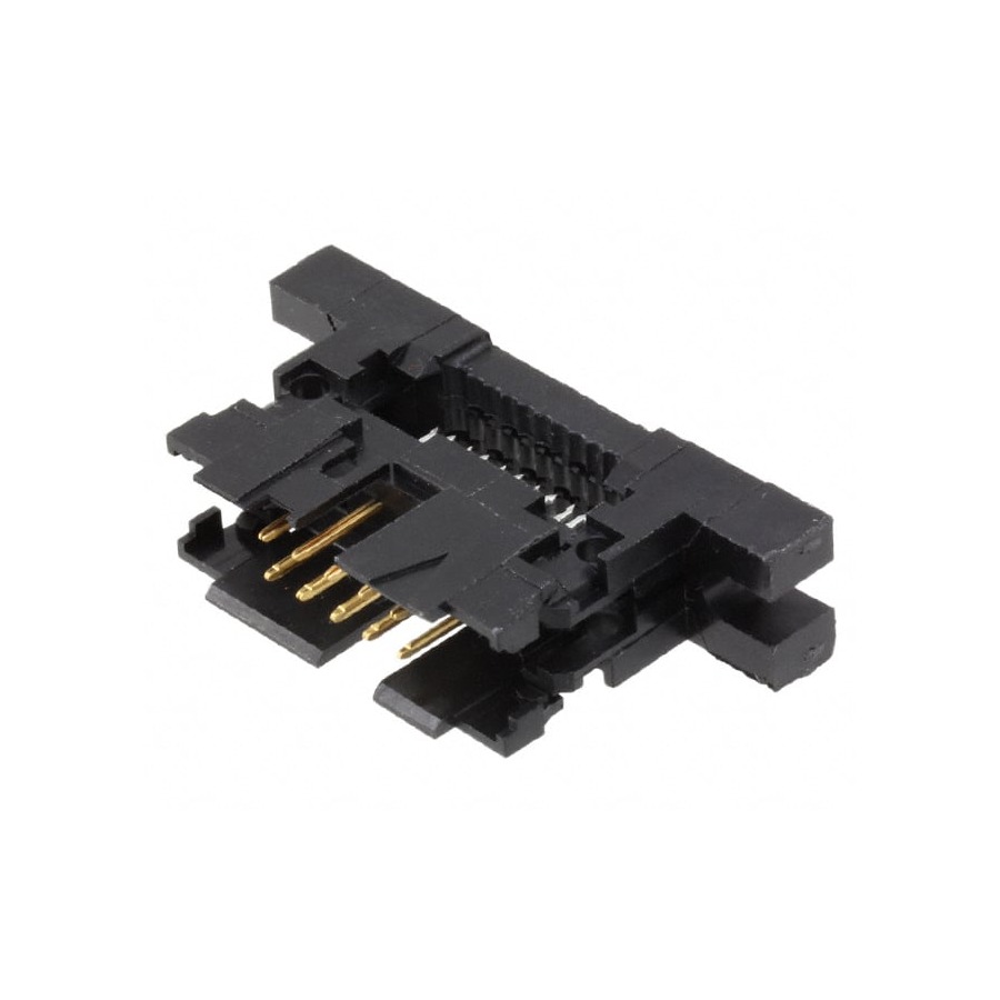 5111448-1 Pin Header / Socket 2.54mm Black P=2.54mm
