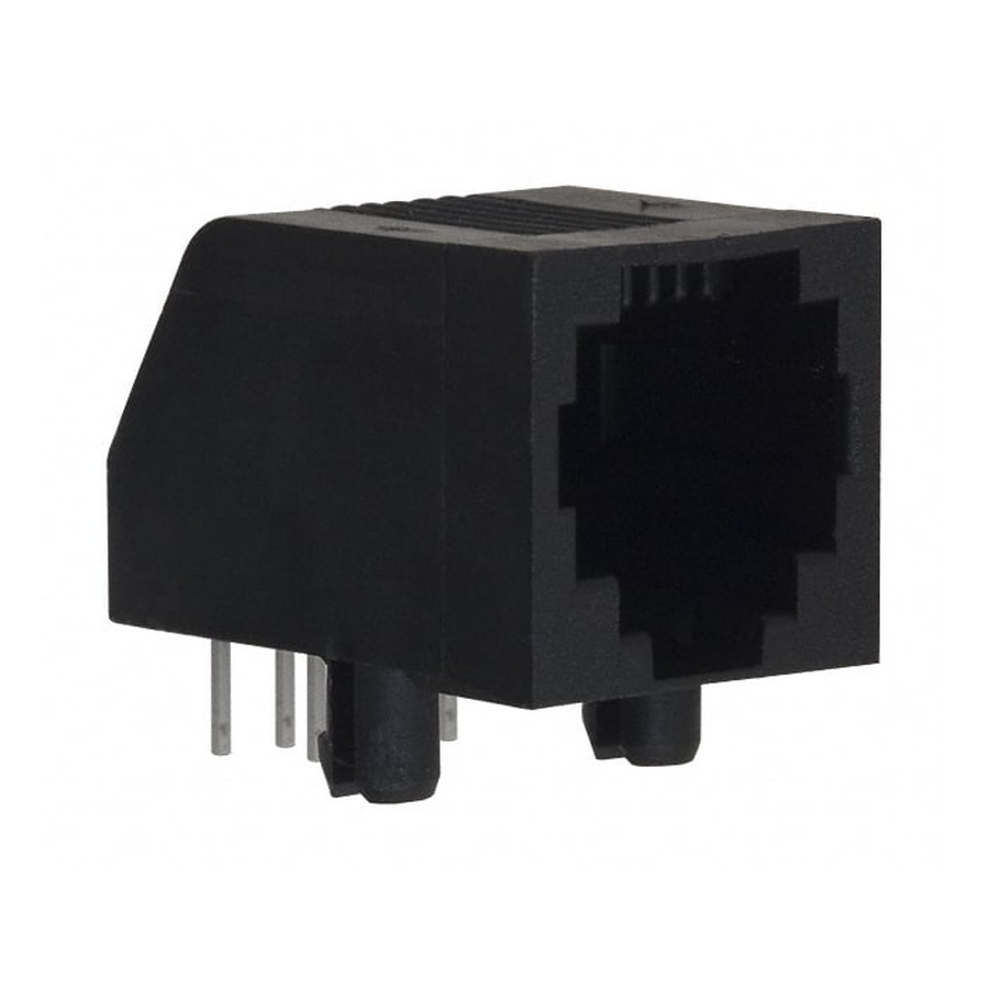 5555165-1 CONN MOD JACK 6P6C R/A UNSHLD