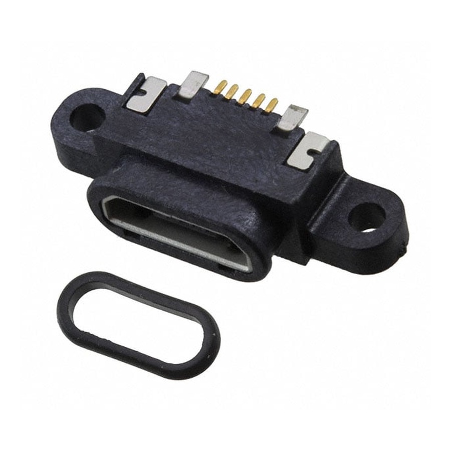 690-W05-290-483 USB Type-C CONN RCPT USB1.0 MICRO B SMD R/A
