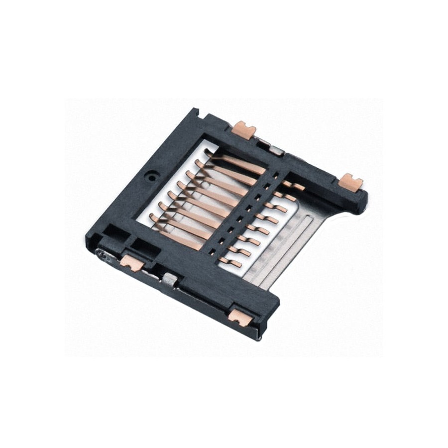 693072010801 线对板 CONN MICRO SD CARD R/A SMD