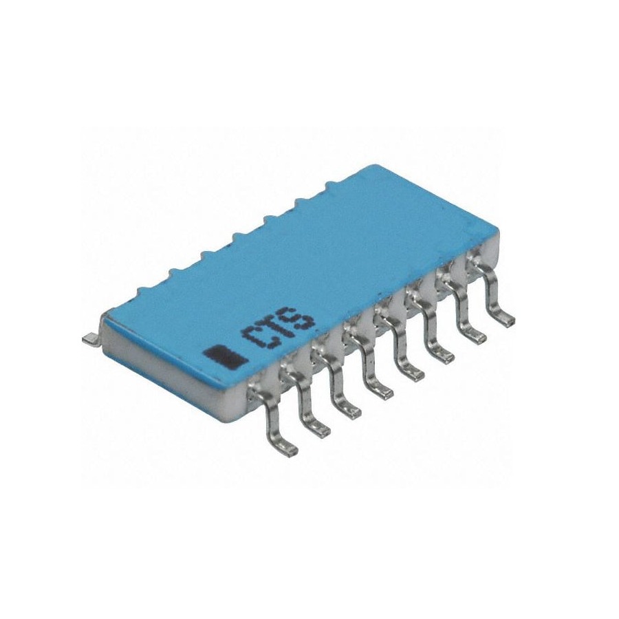 767163102GP 排阻网络 1kΩ ±2% ±100ppm/℃ SOIC-16-5.6mm