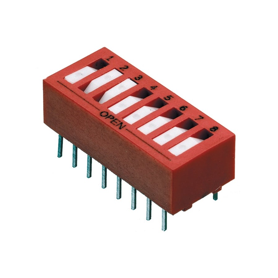 76SC02ST Tactile Switch 30V 150mA Red Through Hole,P=2.54mm