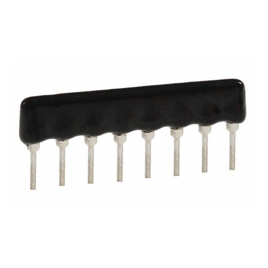 77083102P 排阻网络 1kΩ ±2% ±100ppm/℃ SIP-8