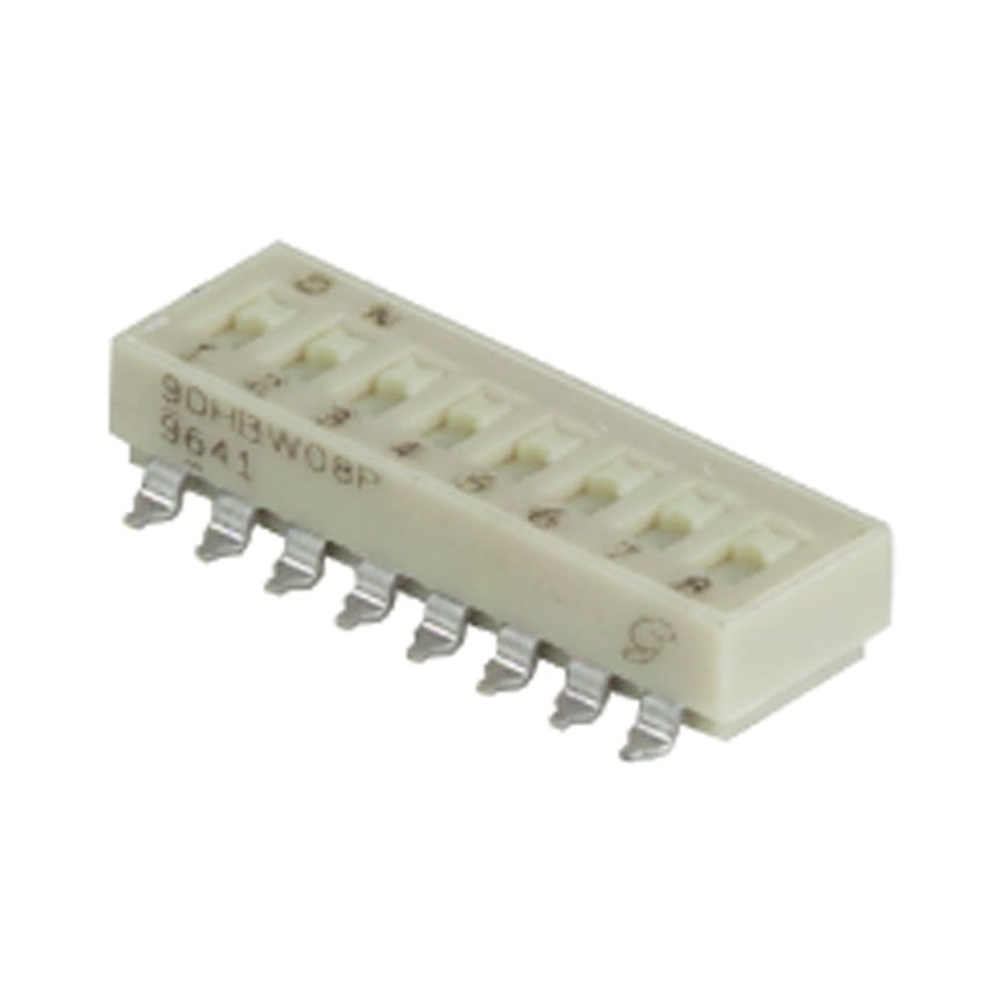 90HBW04PRT 轻触开关 24V 25mA 2.54mm SMD,P=2.54mm