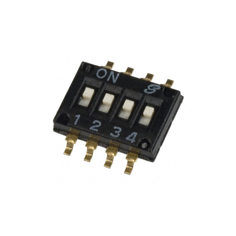 97C04SRT Tactile Switch 24V 25mA 1.27mm SMD,P=1.27mm