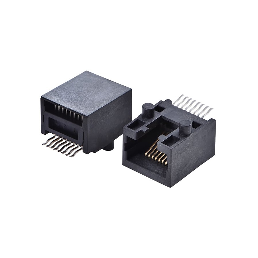 A-2004-2-4-LP/SMT 网口 CONN MOD JACK 8P8C R/A UNSHLD