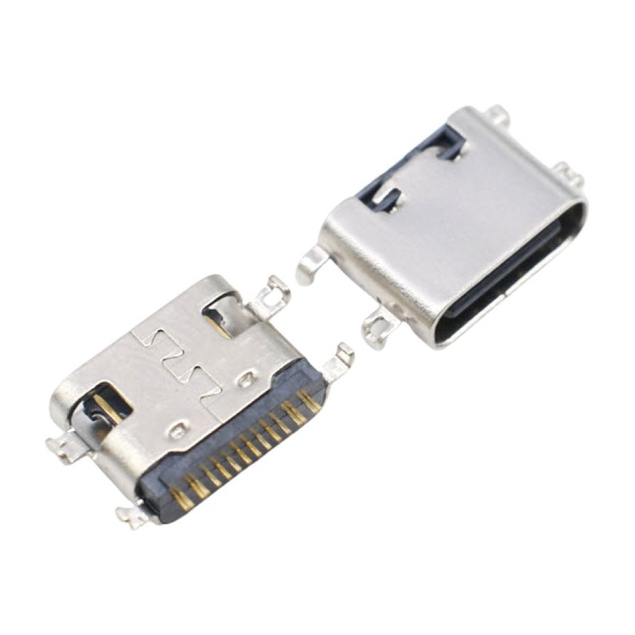 A-USBC-20F0-EA-GSR12 USB Type-C CONN RCPT USB2.0 TYPC 16P SMD RA