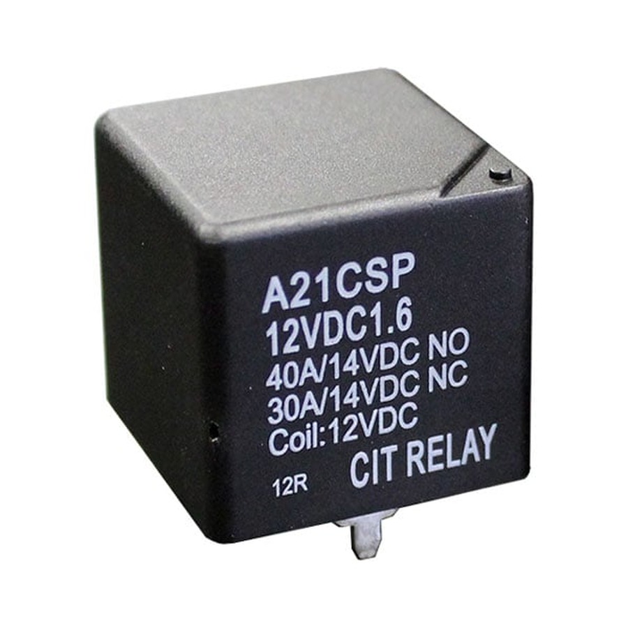 A21CSP12VDC1.6 RELAY AUTOMOTIVE SPDT 40A 12V