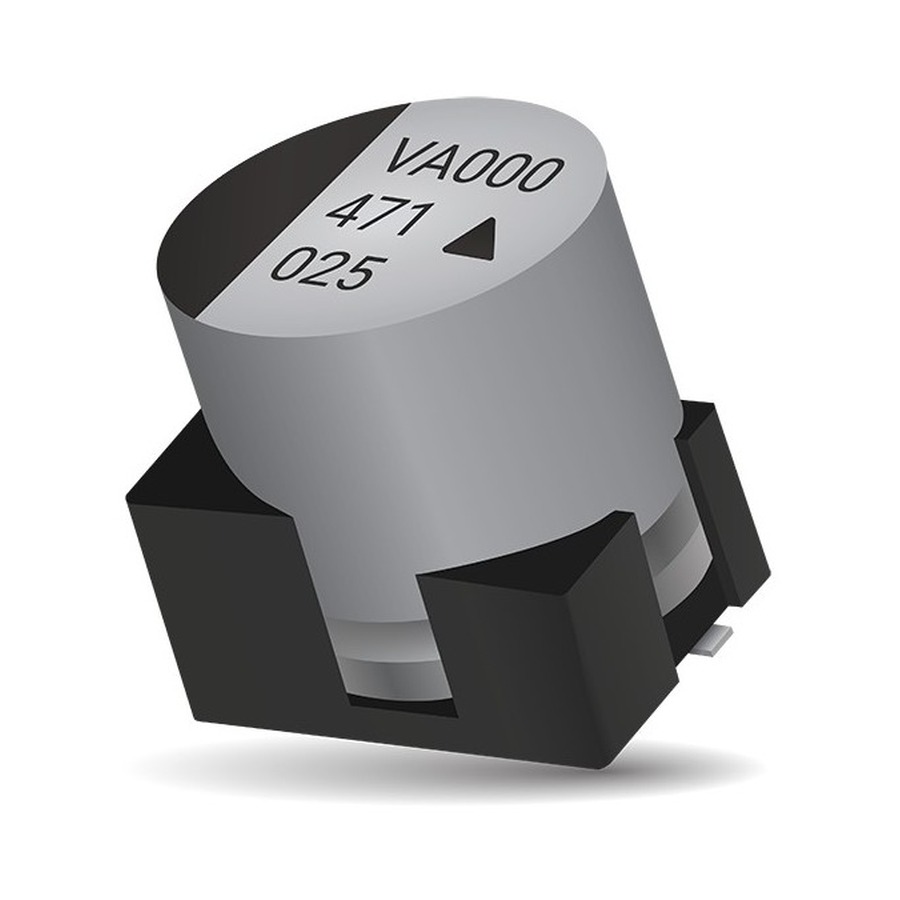 AEVA1616102M025R Aluminum Electrolytic Capacitor 1 mF ±20% 25 V Radial, Can - SMD