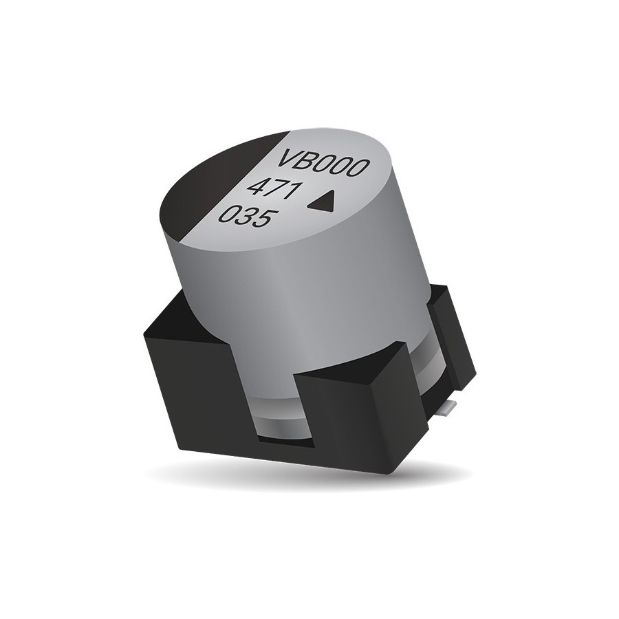 AEVB1213102M025R Aluminum Electrolytic Capacitor 1 mF ±20% 25 V Radial, Can - SMD