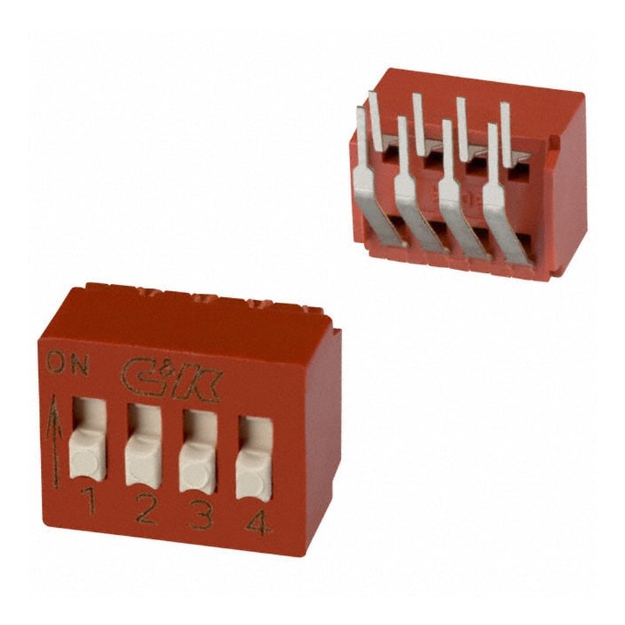 BD04AV 轻触开关 5V 100mA 2.54mm Red