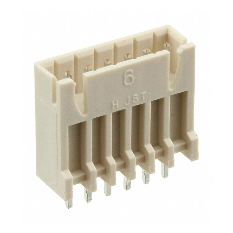 BH6B-XH-2 Wire-to-Board Connector CONN HEADER VERT 6POS 2.5MM