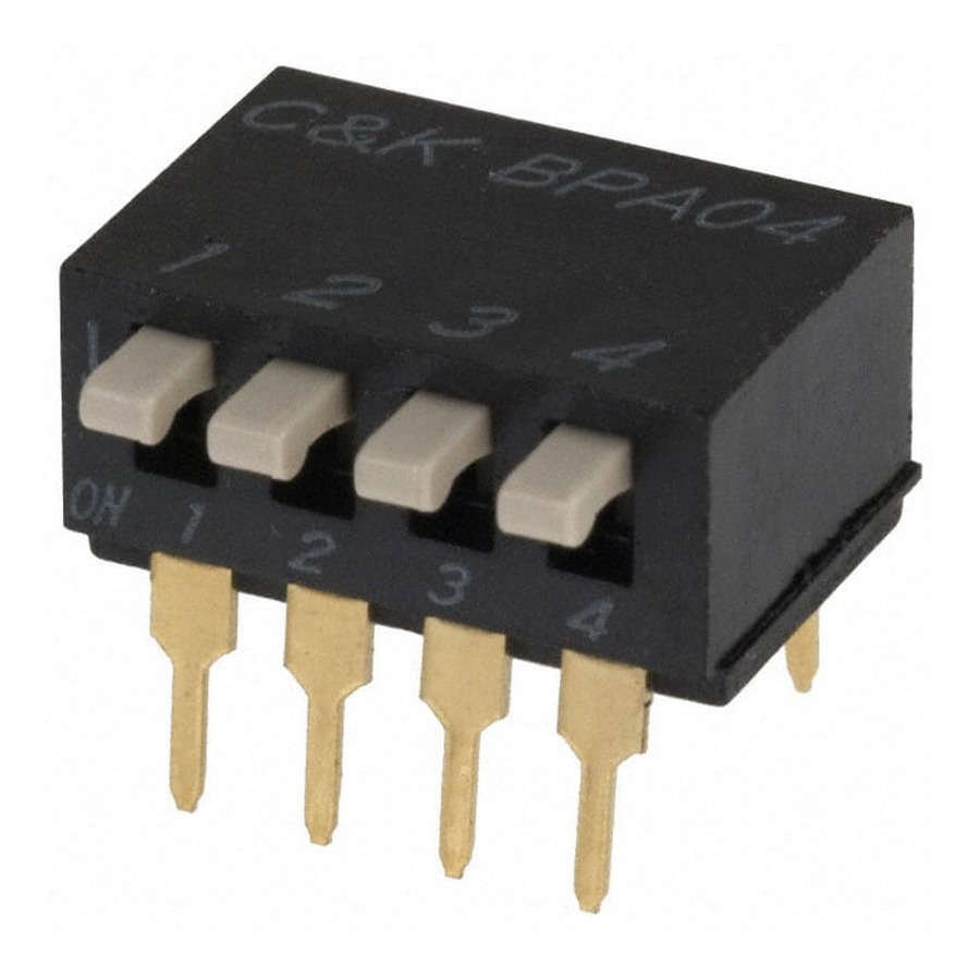 BPA04B Tactile Switch 5V 100mA 2.54mm Black