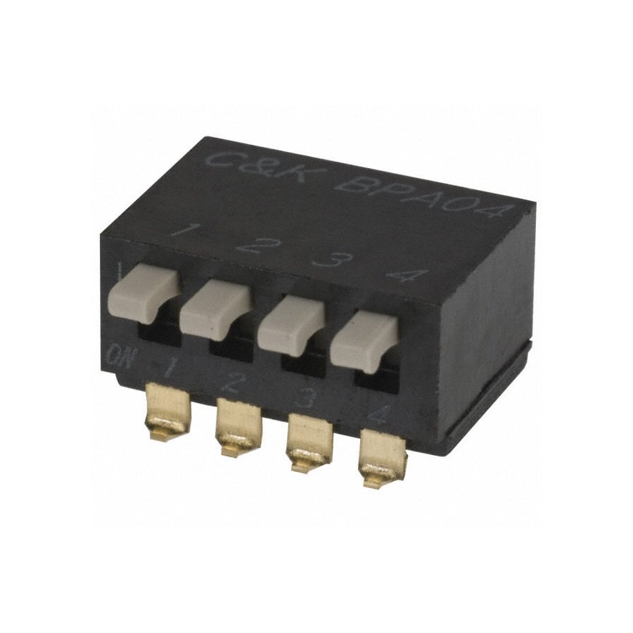 BPA04SBR 轻触开关 5V 100mA 2.54mm Black