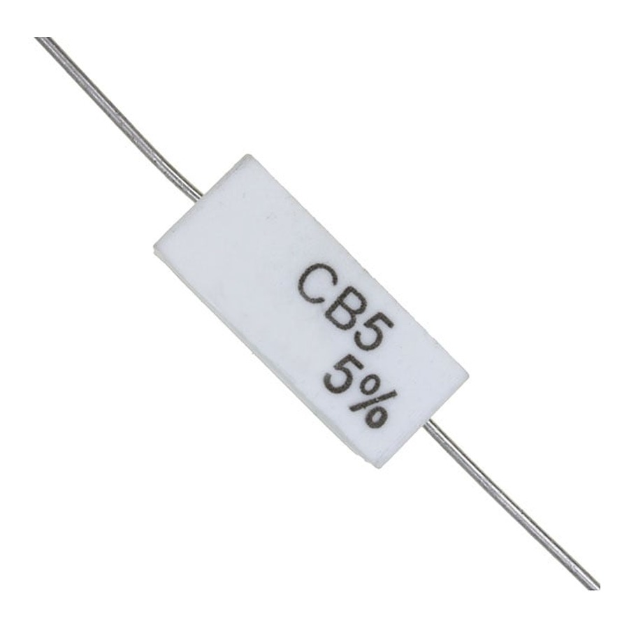 CB5JB100R 合金采样电阻 100 Ohms ±5% ±200ppm/°C 5W