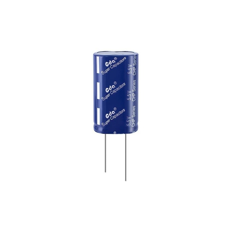 CHP5R5L105R-TWX 铝电解电容 1 F -10%, +30% 5.5 V Radial, Can