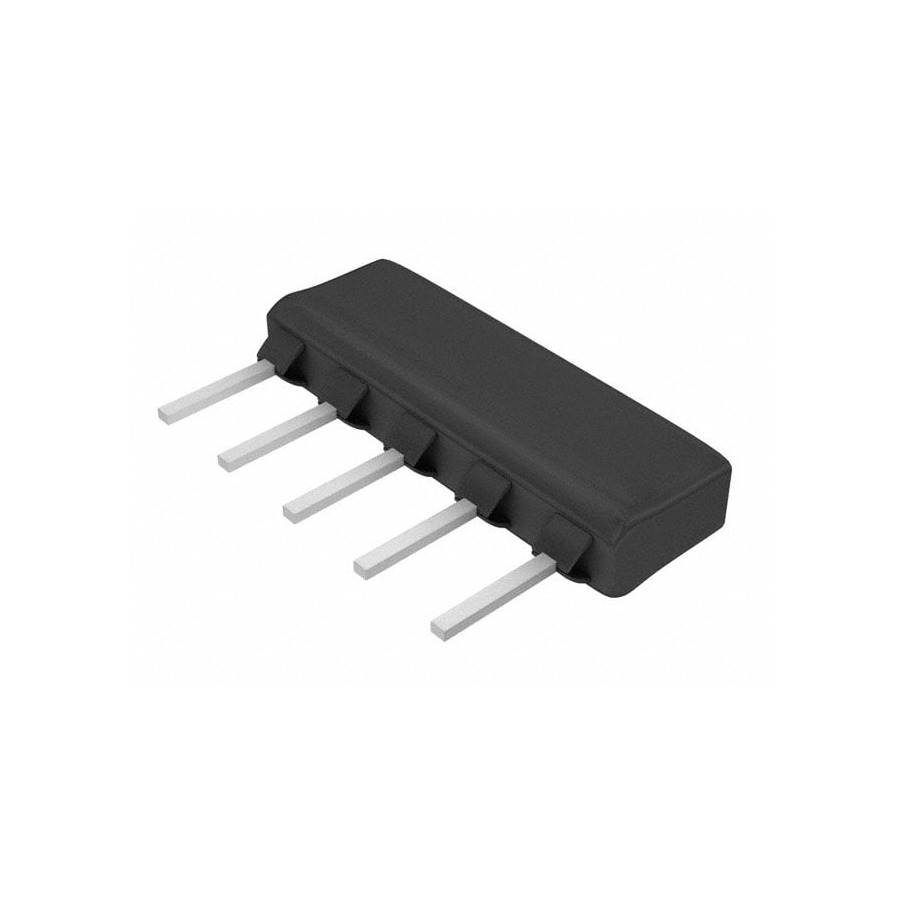 CSC05A0110K0GEK 排阻网络 10kΩ ±2% ±100ppm/℃ SIP-5-2.54mm