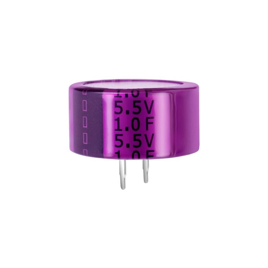 CW5R5105CF-ZJ 铝电解电容 1 F -20%, +80% 5.5 V Radial, Can
