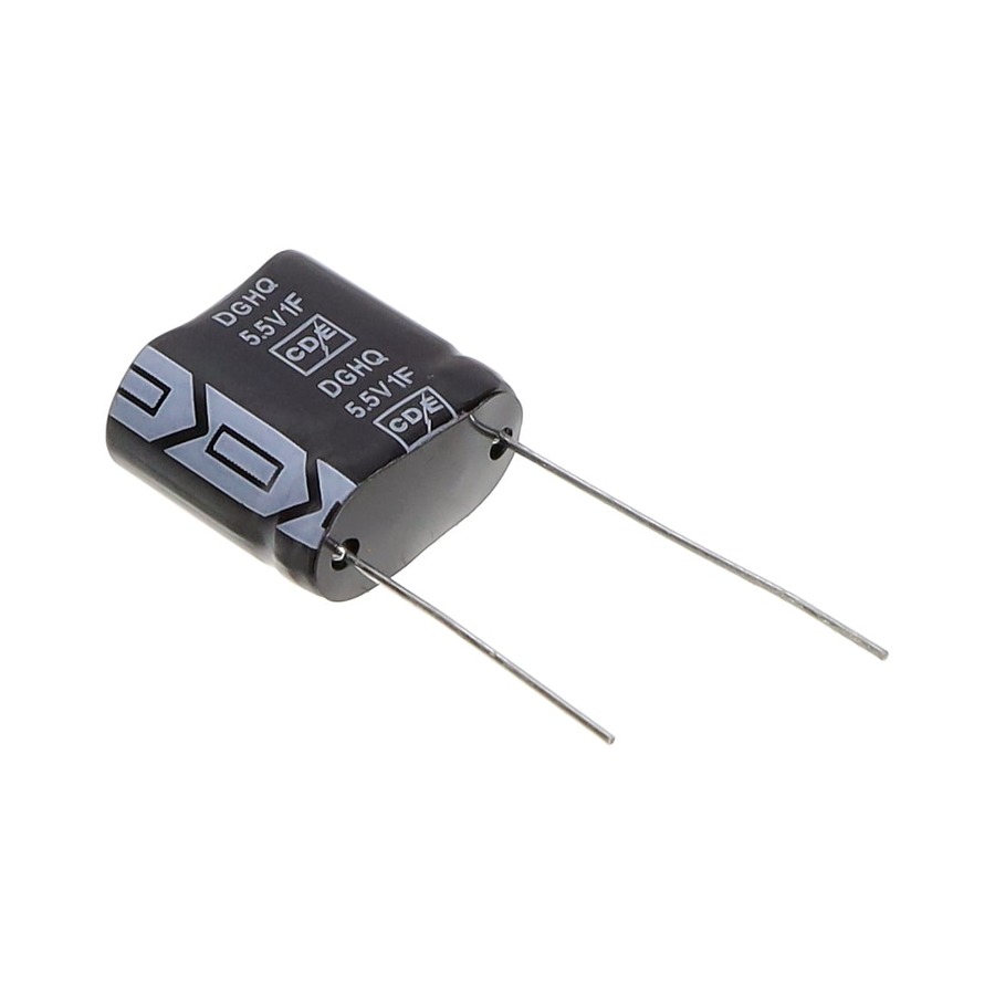 DGH105Q5R5 铝电解电容 1 F -10%, +30% 5.5 V Radial, Can