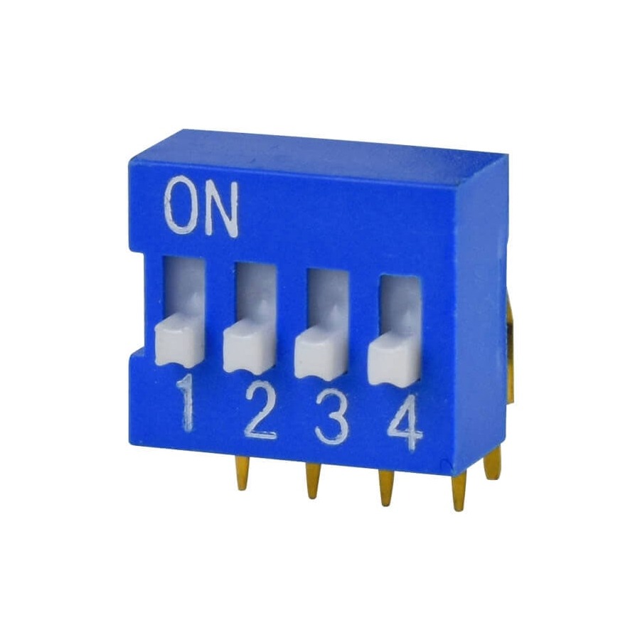 DS03-254-04BE Tactile Switch 24V 25mA 2.54mm Through Hole,P=2.54mm