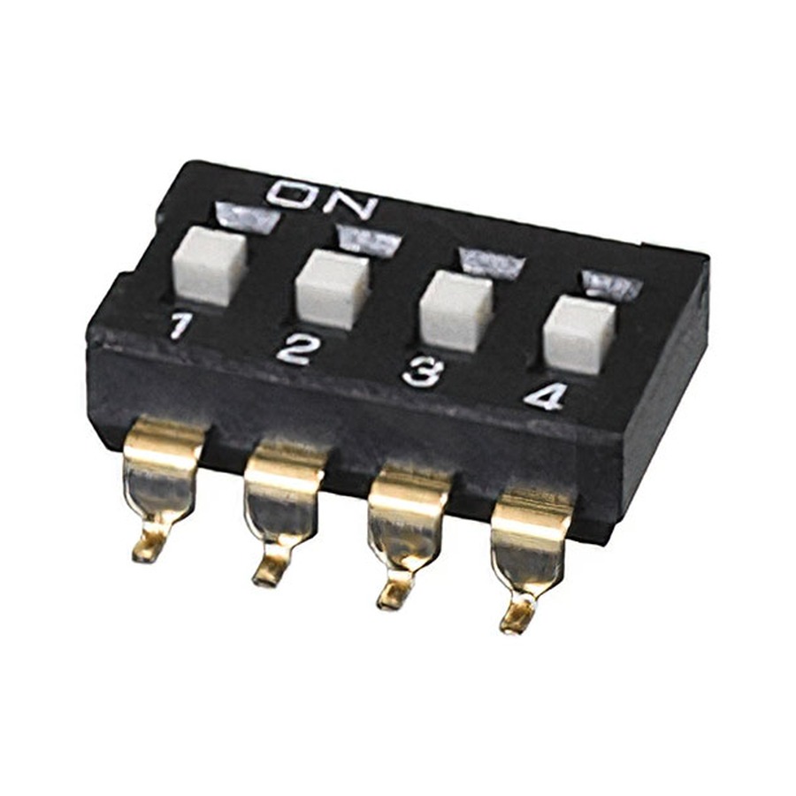 DS04-254-1-04BK-SMT 轻触开关 24V 25mA 2.54mm
