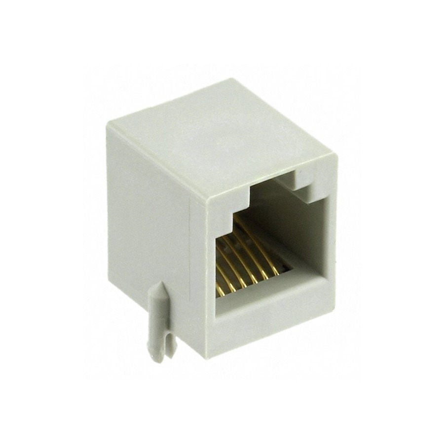 E5566-Q0LK22-L 网口 CONN MOD JACK 6P6C R/A UNSHLD