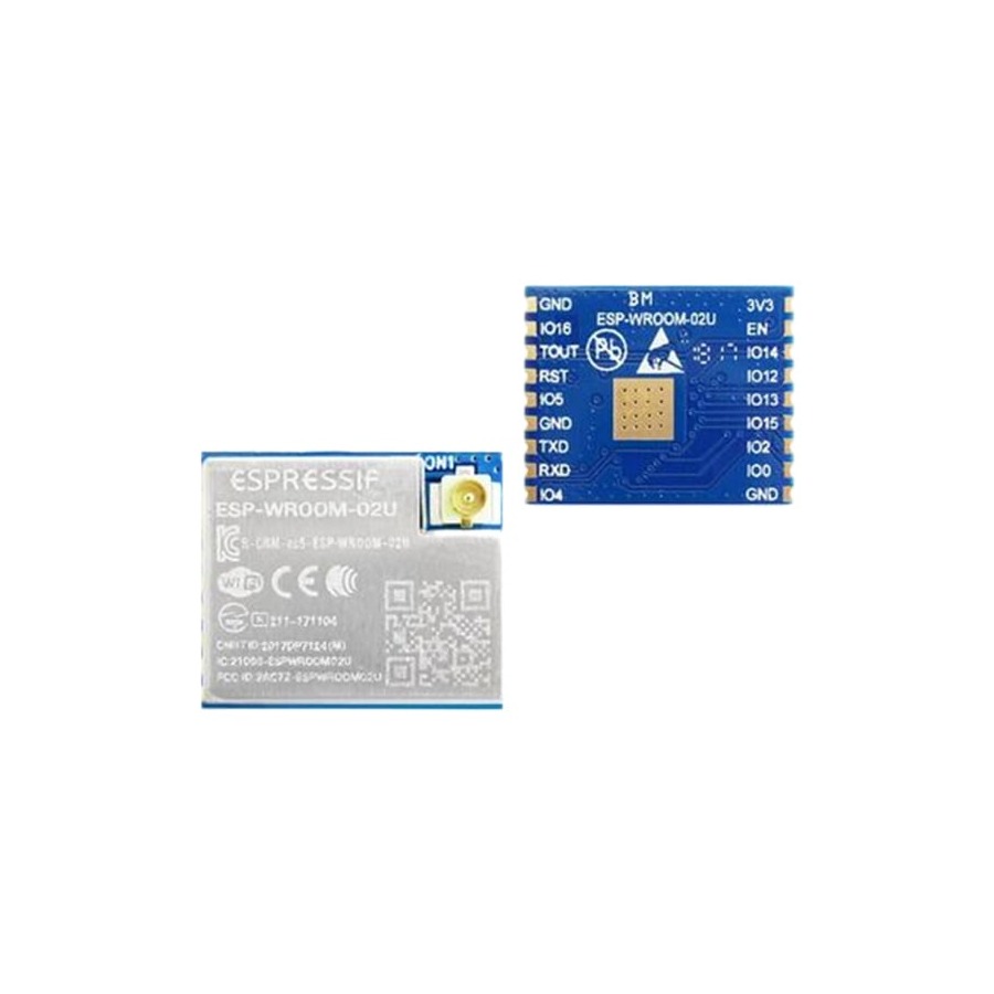 ESP-WROOM-02U-N4 Function Module 2.7V~3.6V SMD,18x14.3mm