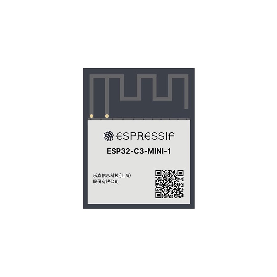 ESP32-C3-MINI-1-N4-A 功能模块 2.4GHz 53-SMD Module