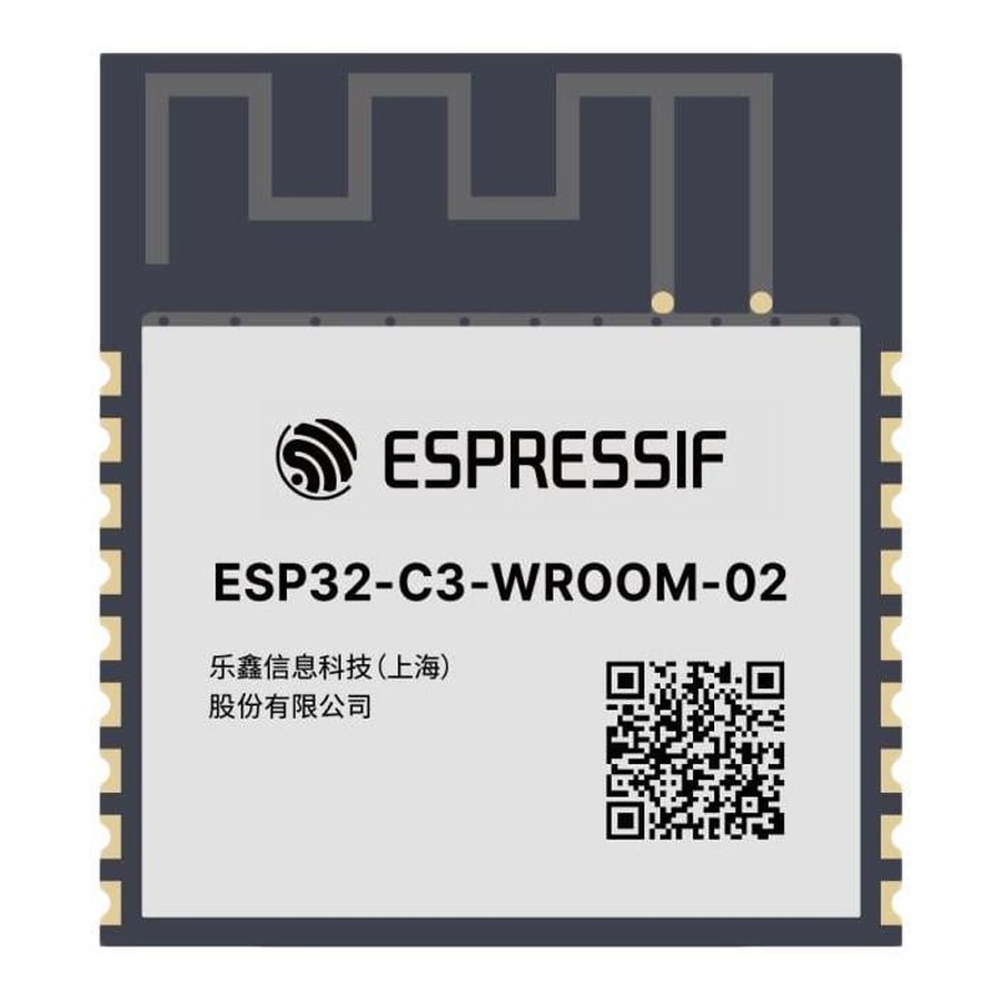 ESP32-C3-WROOM-02-N4 微控制器 2.4GHz 150Mbps 3V ~ 3.6V 19-SMD Module