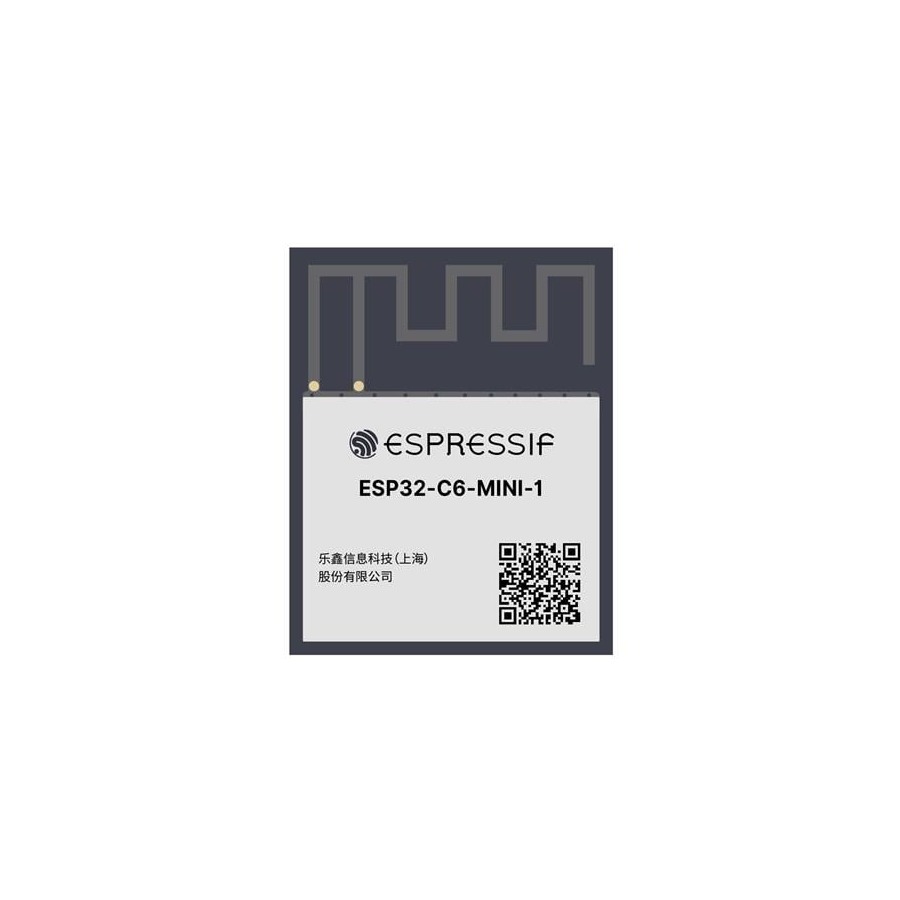 ESP32-C6-MINI-1-N4 微控制器 2.4GHz 150Mbps 3V ~ 3.6V 53-SMD Module