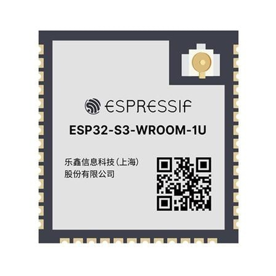 ESP32-S3-WROOM-1U-N4R8 功能模块 Bluetooth5.0 3V~3.6V SMD,19.2x18mm